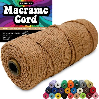 Hippie Crafter 100% Cotton Macrame 3mm Cord Image 1