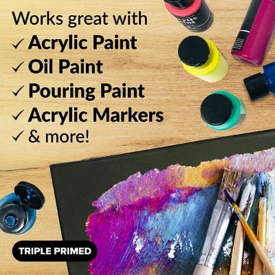 Hippie Crafter 10Pk Black Stretched Canvas Image 2