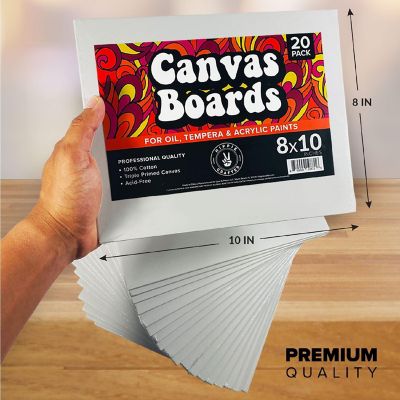 Hippie Crafter 20 Pk Canvas Boards Image 1