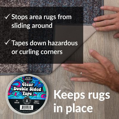 Hippie Crafter 3Pk Clear Double Sided Tape 1" Image 3