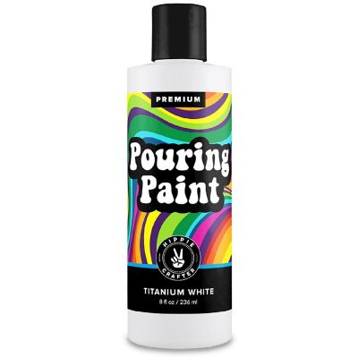 Hippie Crafter 8oz Acrylic Pouring Paint White Image 1
