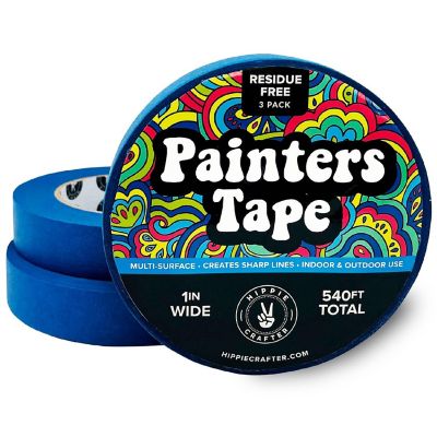 Hippie Crafter Blue Painters Tape 3 Pack Image 1