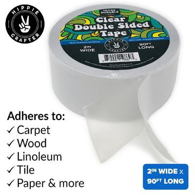 Hippie Crafter Clear Double Sided Tape 2" Wide Image 3