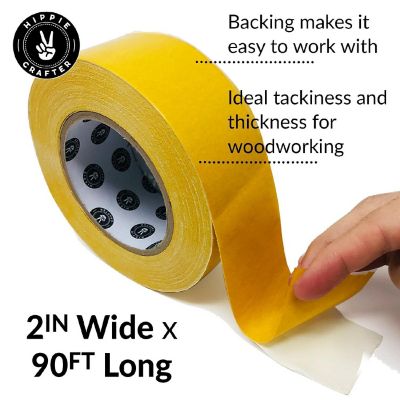 Hippie Crafter Double Sided Woodworking Tape 2" Image 1