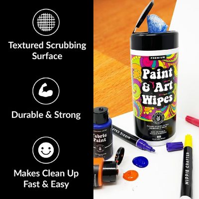 Hippie Crafter Paint & Art Wipes Image 2