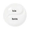 His &amp; Hers Ceramic Ring Dish Image 1