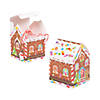 Holiday Gingerbread House Favor Boxes - 12 Pc. Image 1