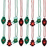 Holiday Light-Up Necklaces - 12 Pc. Image 1