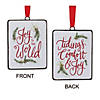 Holiday Sentiment Ornament (Set Of 12) 5.25"H Iron Image 1