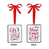 Holiday Sentiment Ornament (Set Of 12) 5.25"H Iron Image 1