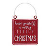 Holiday Sentiment Ornament (Set Of 6) 7.75"H Iron Image 2