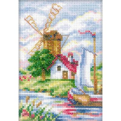 Holland Landscape EH310 RTO Counted Cross Stitch Kit Image 1