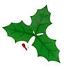 Holly Leaves & Balloons Decorating Kit - Makes 3 Image 1