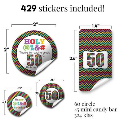 HOLY @%&amp;# 50th Sticker Bundle 429pc. by AmandaCreation Image 2