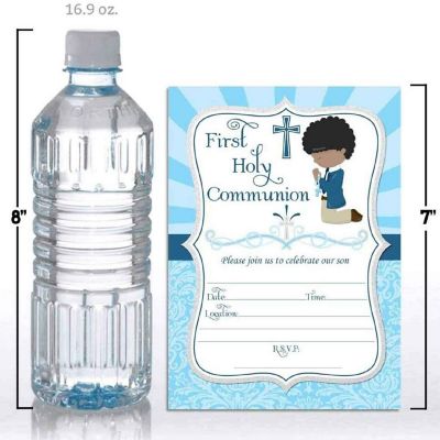 Holy Communion Invitations (Boy) 40pc. by AmandaCreation Image 2