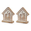Holy Family (Set Of 2) 6.5"L X 7.25"H Mdf Image 2