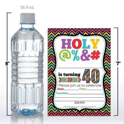 HOLY S@#! 40th Invitations 40pc. by AmandaCreation Image 1