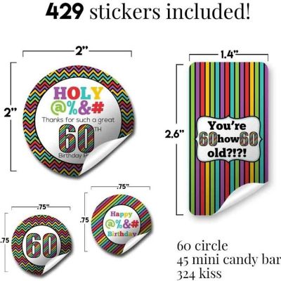 HOLY S@#! 60th Sticker Bundle 429pc. by AmandaCreation Image 1