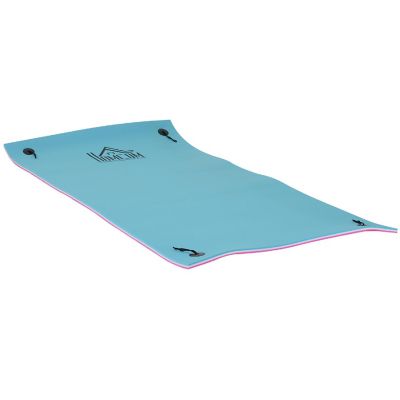 blue water mat