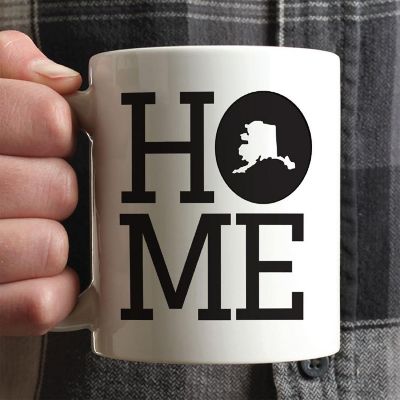 Home Alaska State Ceramic Mug Image 1