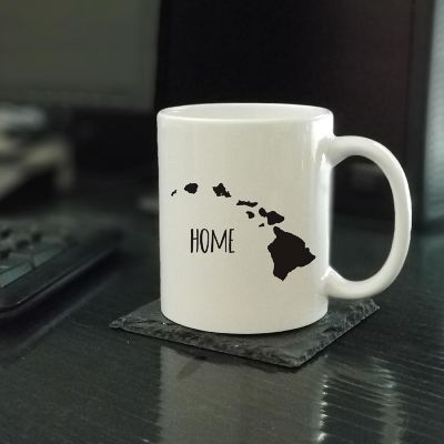 Home Hawaii Text Ceramic Mug Image 1