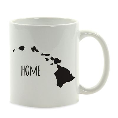 Home Hawaii Text Ceramic Mug Image 2