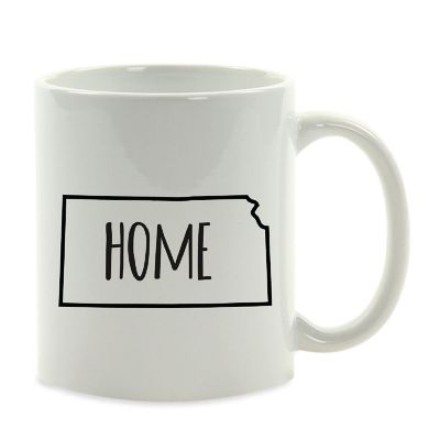 Home Kansas Text Ceramic Mug Image 2