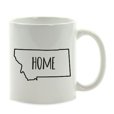 Home Montana Text Ceramic Mug Image 2