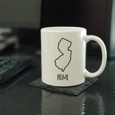 Home New Jersey Text Ceramic Mug Image 1