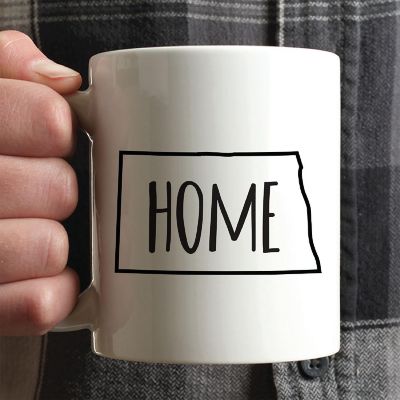 Home North Dakota Ceramic Mug Image 1