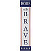 Home of the Brave Patriotic Wooden Porch Sign - 36" Image 1