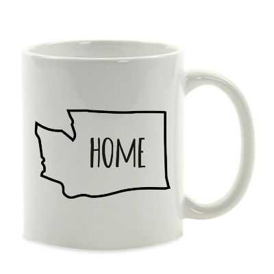 Home Washington Text Ceramic Mug Image 2