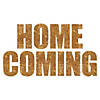 Homecoming Gold Glitter Cutouts - 10 Pc. Image 1
