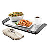 HomeCraft 3-Station 1.5-Quart Stainless Steel Buffet Server & Warming Tray Image 2