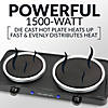 HomeCraft Double Burner Hot Plate Image 3