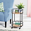 Honey Can Do 2 Tier Rolling Side Table Image 2