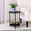 Honey Can Do 2 Tier Round Side Table Image 2