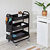 Honey-Can-Do 3-Tier Storage Rolling Cart With Accessories Image 2