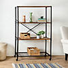 Honey Can Do 4-Tier Industrial Rolling Bookshelf With Wheels Image 2
