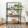 Honey Can Do 4-Tier Industrial Rolling Bookshelf With Wheels Image 3