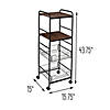 Honey-Can-Do 4-Tier Kitchen Cart w/Pull-Out Baskets Image 1