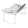 Honey Can Do Collapsible Folding Lap Desk - White/Faux White Marble Image 1