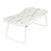 Honey Can Do Collapsible Folding Lap Desk - White/Faux White Marble Image 1