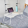 Honey Can Do Collapsible Folding Lap Desk - White/Faux White Marble Image 2