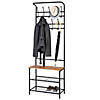 Honey Can Do Entryway Bench with Hooks Image 1