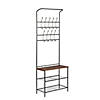 Honey Can Do Entryway Bench with Hooks Image 1