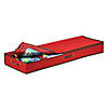 Honey Can Do Holiday Paper & Bow Organizer - Red Image 1