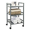 Honey-Can-Do Metal Rolling Cart - Gray Image 1