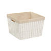 Honey Can Do Parchment Cord Basket with Liner Image 1