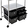 Honey Can Do Rolling File Cart with Five Drawers Image 3